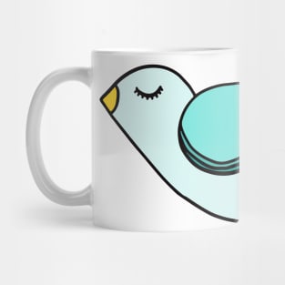 Simple bird vector illustration Mug